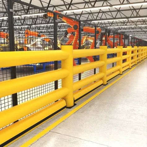 Barreira Flexível Industrial 3R com Rodapé