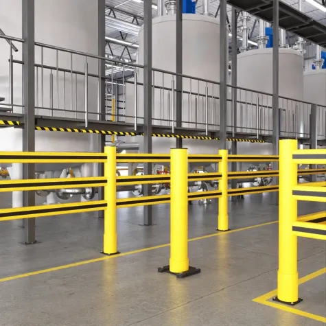 Poste de Proteção Flexível com Slider