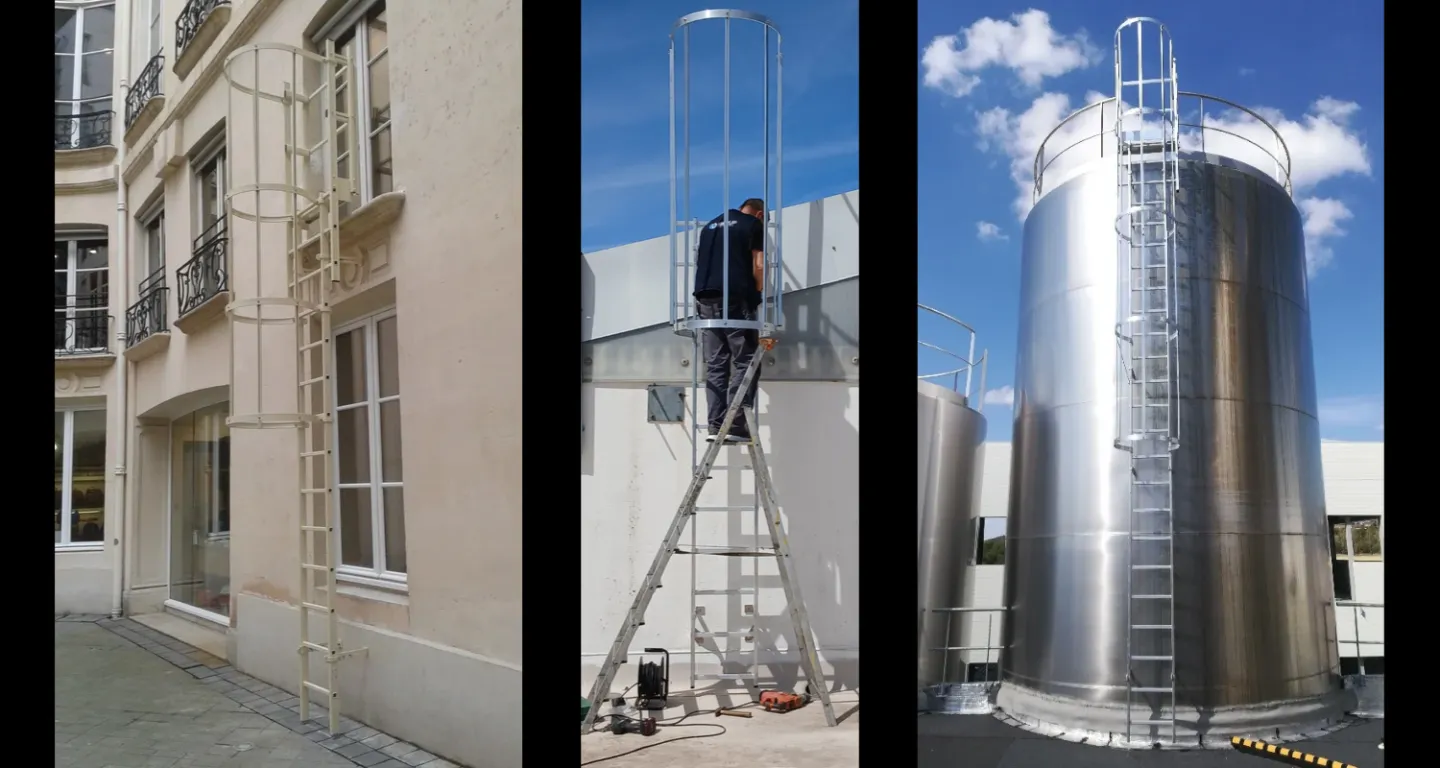 Escadas Fixas Verticais em Alumínio