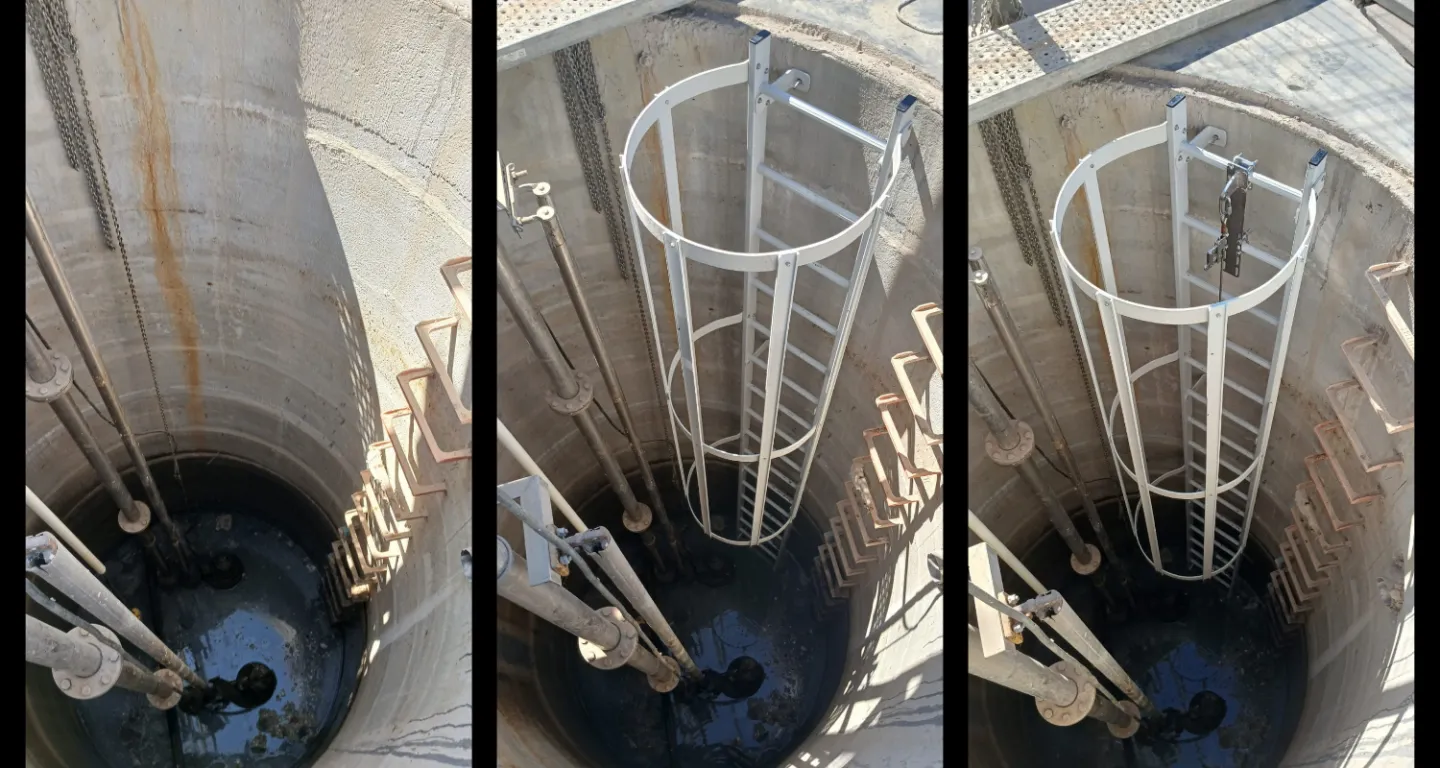 Escadas Fixas Verticais em PRFV