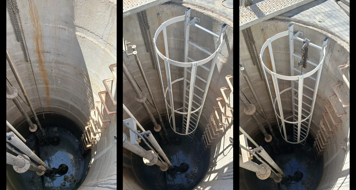 Escadas Fixas Verticais em PRFV