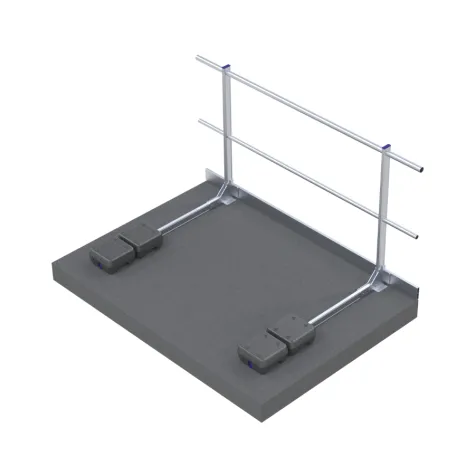 Guarda-Corpos Modular Rebatível Autoportante