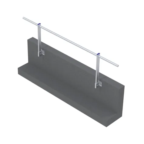 Guarda-Corpos Modular com Fixação à Parede com Afastamento
