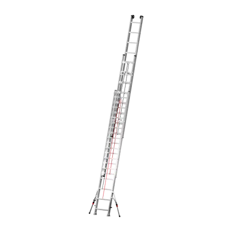 Escada Profissional Extensível com Corda X3